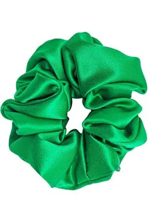 green scrunchie .