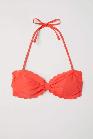 Bandeau Bikini Top - Red