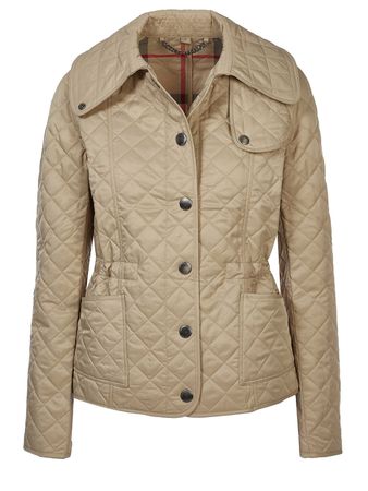 Burberry Brit quilted jacket Beige on SALE | Fashionesta