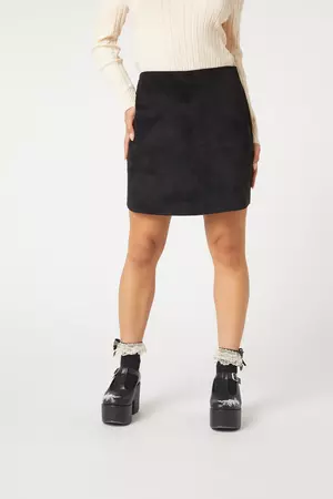 black suede skirt dangerfield - Google Search