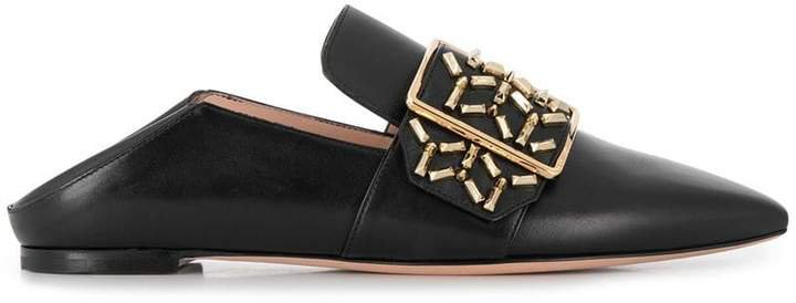 side buckle loafers