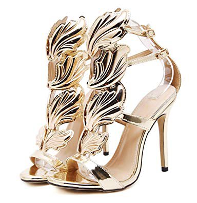 Golden Winged Shoes