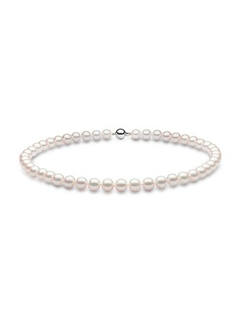 Saks Fifth Avenue Collection 14K White Gold & 8.5-9MM Akoya Pearl Necklace
