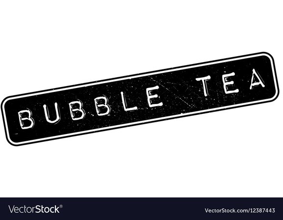 Bubble Tea rubber stamp Royalty Free Vector Image