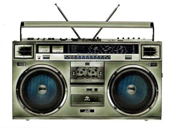 cool boombox drawing