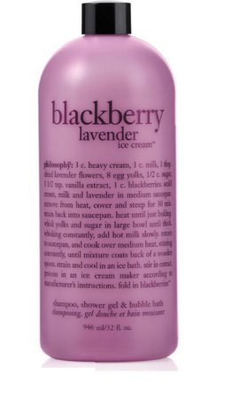 philosophy shower gel blackberry lavender ice-cream