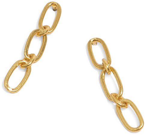 Paperclip Chain Earrings
