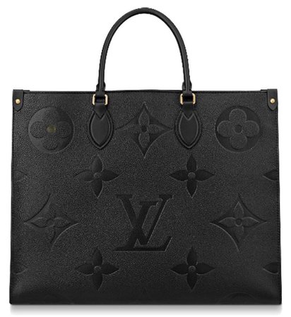 Louis Vuitton black tote bag