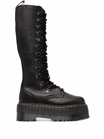 Dr. Martens 1B60 Max Hardware Leather Extra High Boots - Farfetch