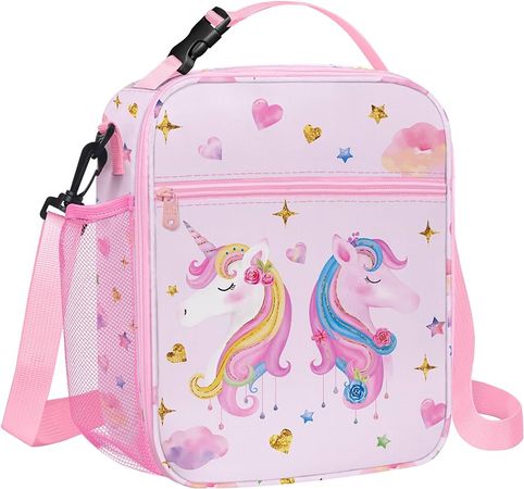 Amazon.com: Clastyle Insulated Kids Lunch Box School Blue Mermaid Princess Lunch Bag for Girls Large Portable Lunch Cooler Bag for Outdoor Picnic: Home & Kitchen
