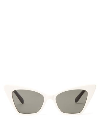 Victoire sharp cat-eye sunglasses | Saint Laurent | MATCHESFASHION.COM US