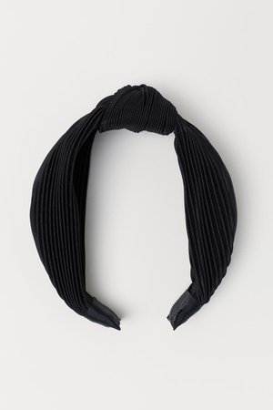 Hairband with Knot Detail - Black - Ladies | H&M US