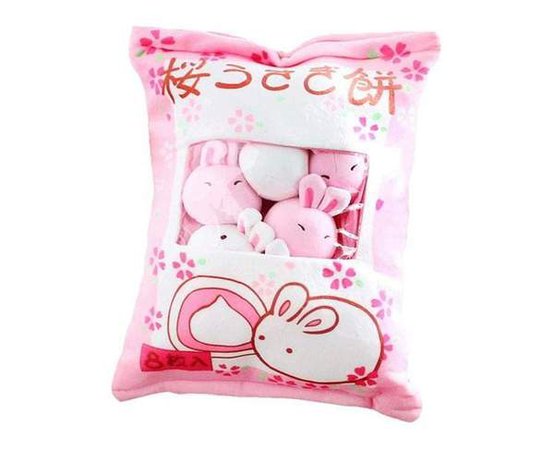 Sakura Bunny Mochi Cushion — Sugoi Mart - Sugoi Mart