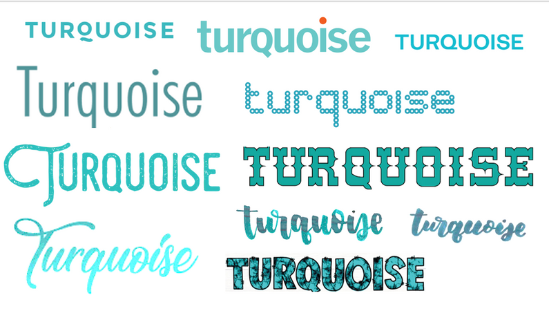 Turquoise Words