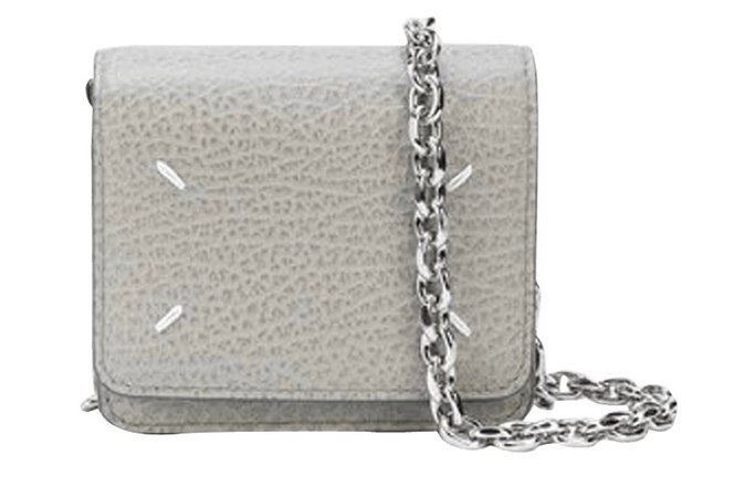 Maison Marigela Stitch Logo Chain Bag ~ Mini Bag Grey