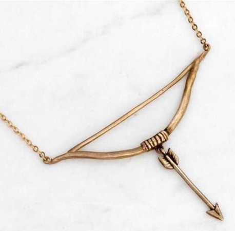 bow and arrow necklace