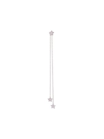 Alinka 'stasia' Diamond Chain Drop Earring ZABR0030B81218W20 Metallic | Farfetch