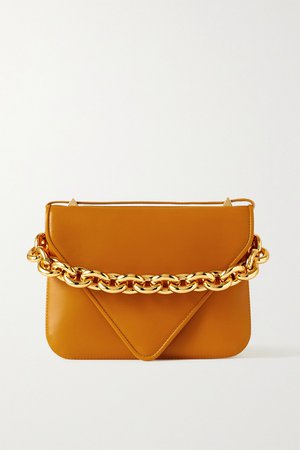 Yellow Mount small leather shoulder bag | Bottega Veneta | NET-A-PORTER
