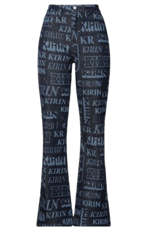 pattern jeans