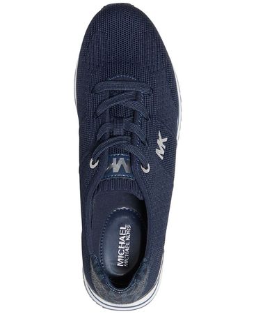 Michael Kors Women's Monique Knit Trainer Lace-Up Retro Running Sneakers & Reviews - Athletic Shoes & Sneakers - Shoes - Macy's