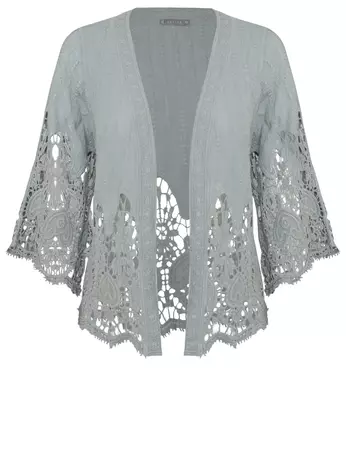 Katies 3Q Sleeve Lace Cover Up | Katies