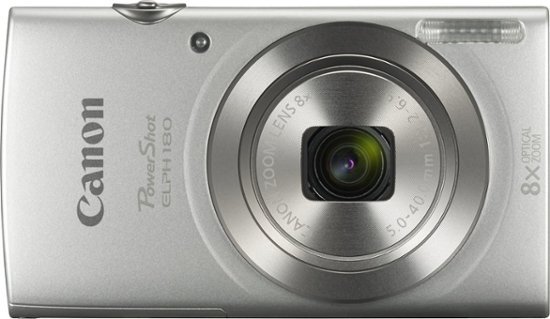 Canon PowerShot ELPH 180 20.0-Megapixel Digital Camera Silver 1093C001 - Best Buy