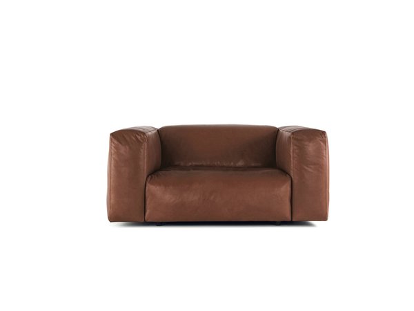 Cloud Armchair Brown Leather