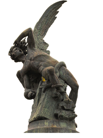 Fountain of the fallen Angel sculpture art
