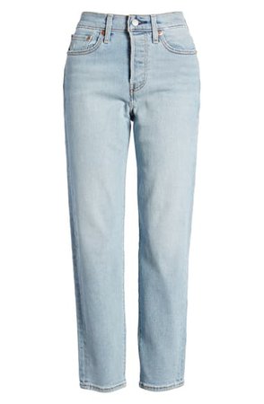 Levi's® Wedgie Icon Fit High Waist Crop Jeans (Bauhaus Blues) | Nordstrom