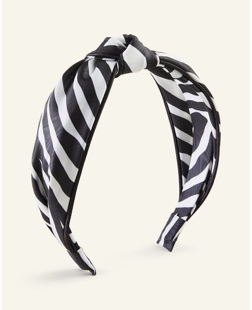 Zebra Print Headband | Ann Taylor