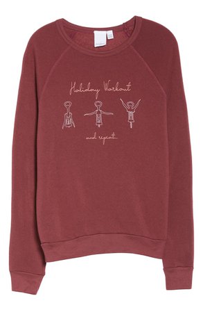 Project Social T Holiday Workout Lounge Top | Nordstrom