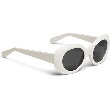 white oval sunglasses - Google Search