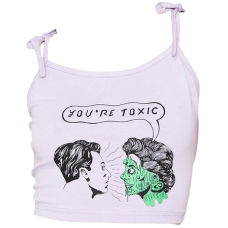 [undeadjoyf] teenhearts "you're toxic" tank top