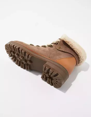 AE Sherpa Lace Up Boot