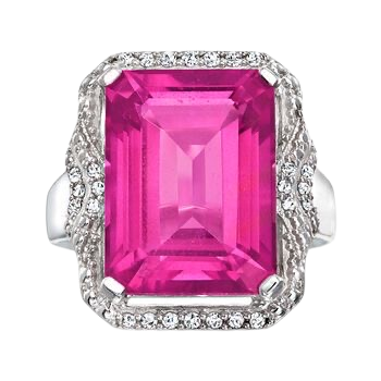 hot pink ring