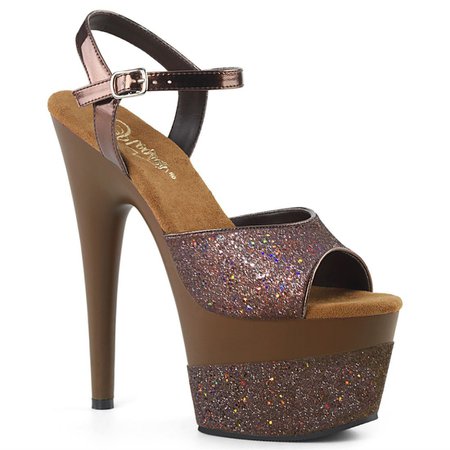 (Brown Glitter) Adore-709-2G – Pleaser Shoes