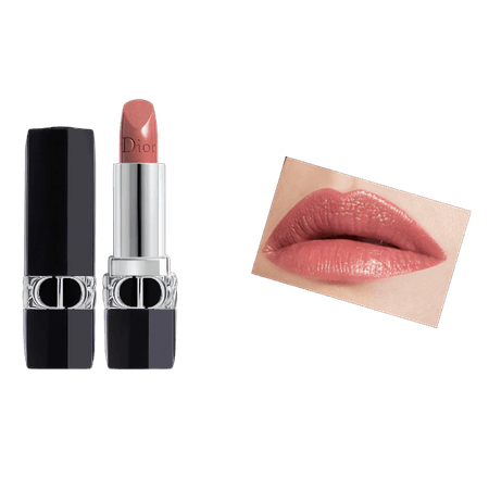 Dior Rouge Dior Refillable Lipstick 100 Nude Look Metallic