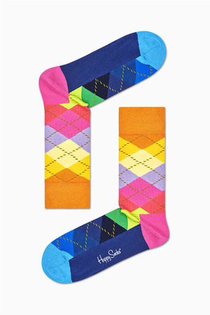 HAPPY SOCKS | Happy Socks unisex κάλτσες ''Argyle'' Πολύχρωμο | notos