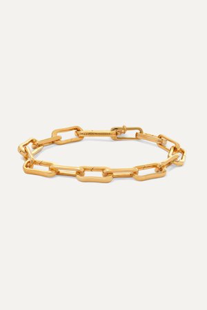 Gold Alta Capture gold vermeil charm bracelet | Monica Vinader | NET-A-PORTER