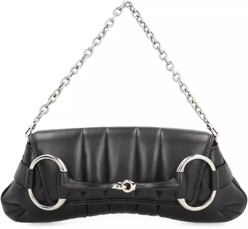 Gucci - Gucci Horsebit Chain media shoulder bag black - The Corner