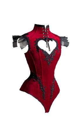 heart shaped corset
