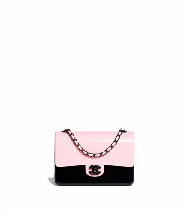 chanel black/pink bag