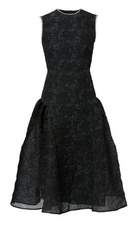 Penelope Cloque Organza Midi Dress By Erdem | Moda Operandi