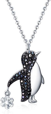 Amazon.com: YAFEINI Penguin Gifts Sterling Silver Penguin Necklace Penguin Pendant Jewelry for Women Girls Gifts: Clothing