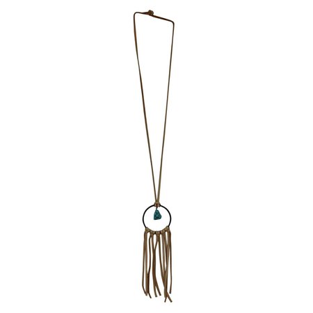 Turquoise Haven Leather Turquoise Nugget Necklace | Muse Boutique Outlet – Muse Outlet