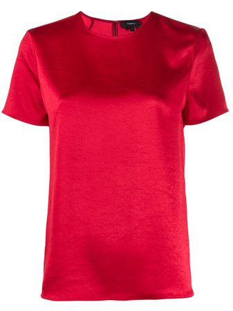 Theory Round Neck Short Sleeve Top