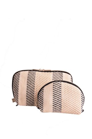 The Cosmetic Pouch Set in Natural | Beis Travel – Béis Travel