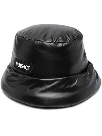 Versace leather-effect Padded Bucket Hat - Farfetch