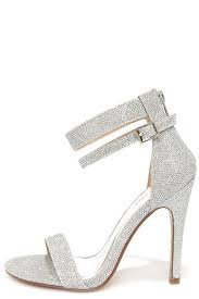 silver glitter heels - Google Search