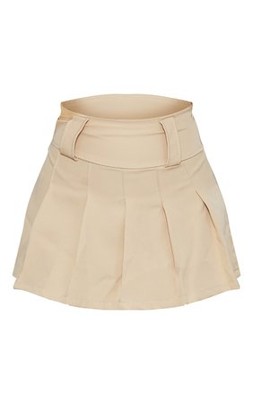 Stone Pleated Micro Mini Skirt | PrettyLittleThing USA